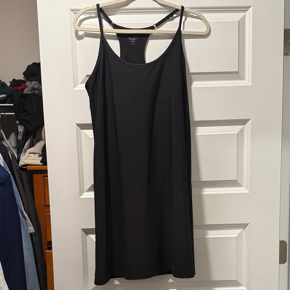 Old Navy Black Slip Dress